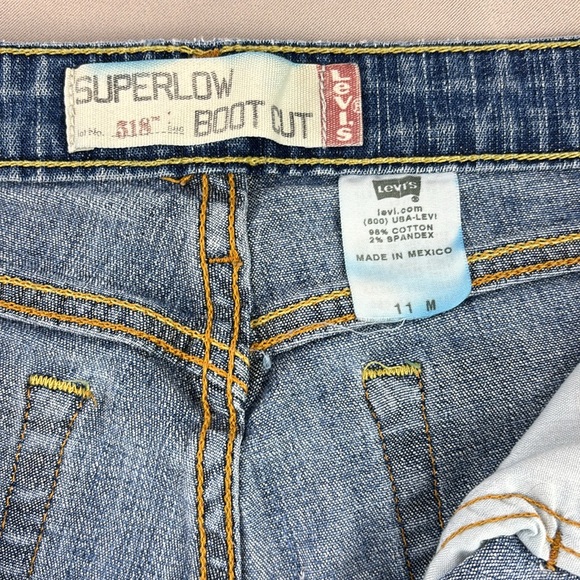 Levi’s Superlow Bootcut 518 sz 11 - Picture 5 of 10